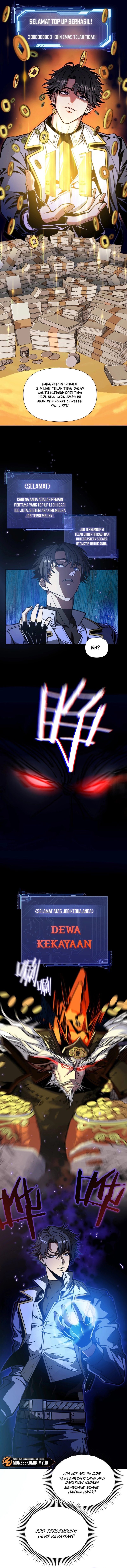 Start by changing your job to the God of Wealth and taming billions of divine pets! Chapter 01 Bahasa Indonesia