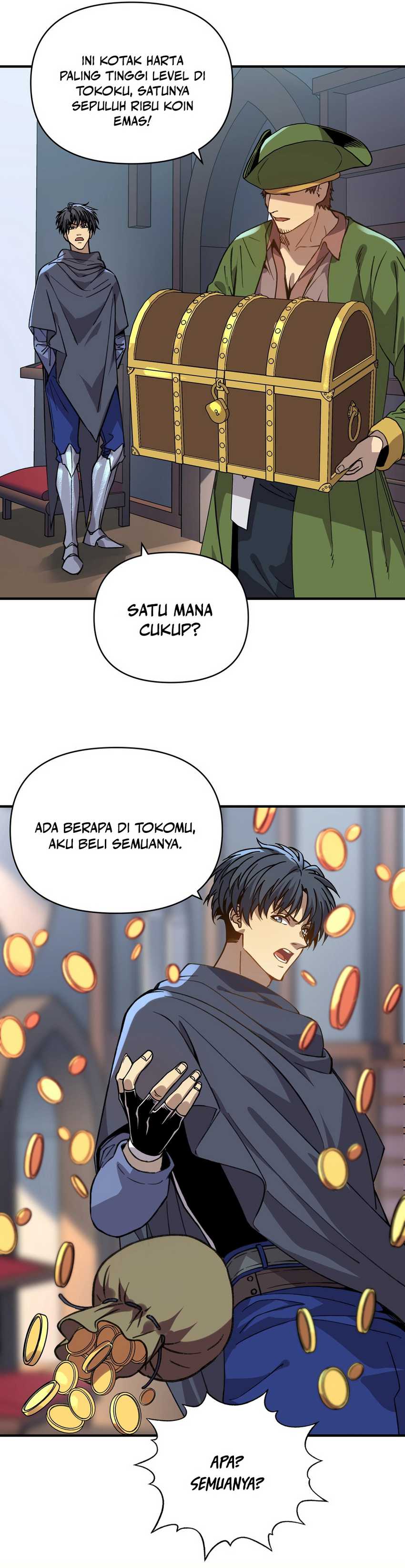 Start by changing your job to the God of Wealth and taming billions of divine pets! Chapter 08 Bahasa Indonesia