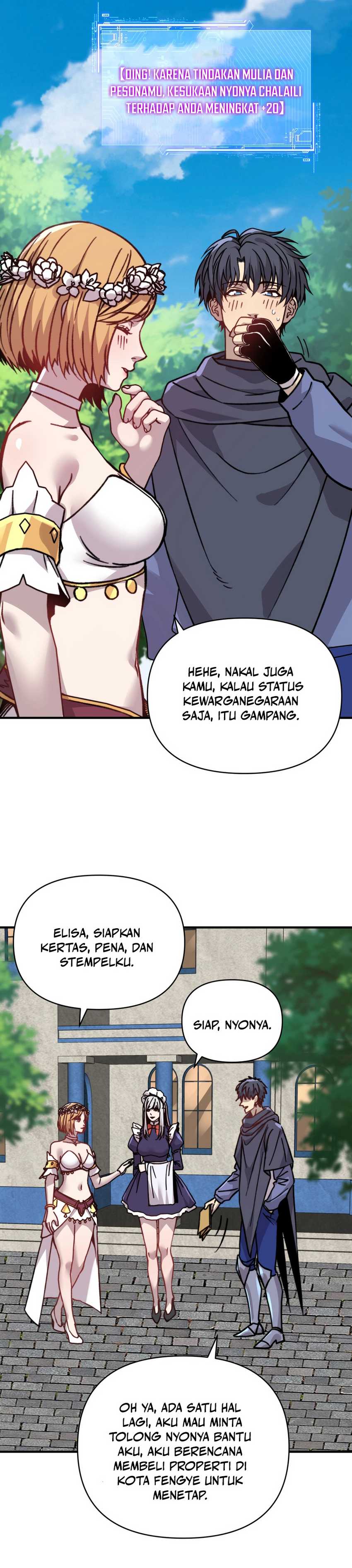 Start by changing your job to the God of Wealth and taming billions of divine pets! Chapter 08 Bahasa Indonesia