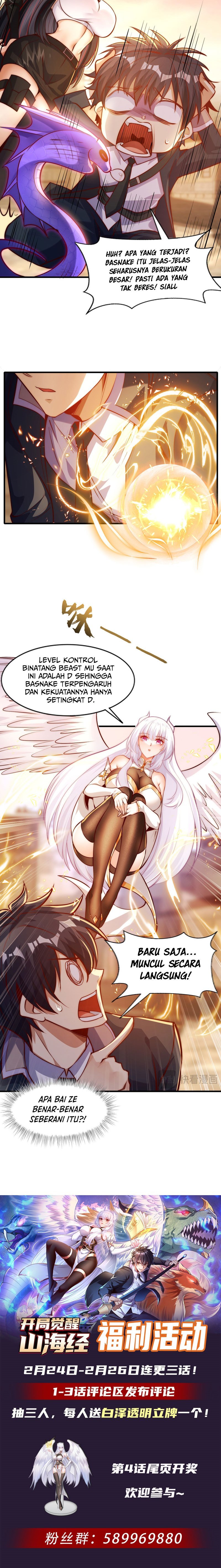 Starting With Awakening in the Classic of Mountains and Seas Chapter 02 Bahasa Indonesia