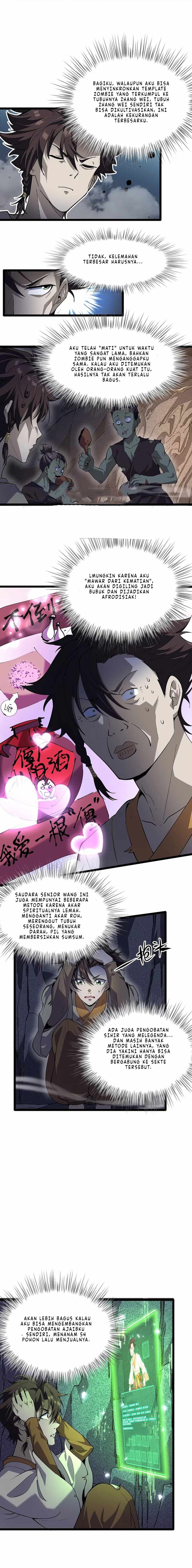 Starting as a Small Zombie, I Cultivate to Immortality by Growing Plants Chapter 06 Bahasa Indonesia