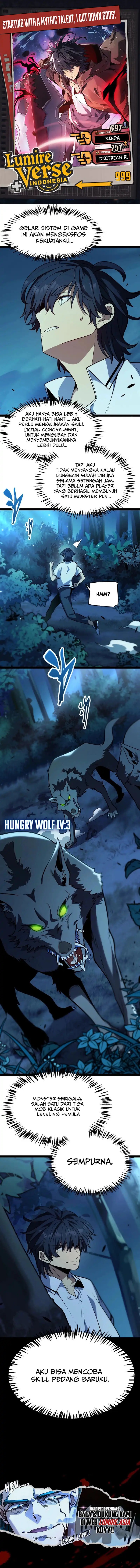 Starting with a Mythic Talent, I Cut Down Gods! Chapter 06 Bahasa Indonesia