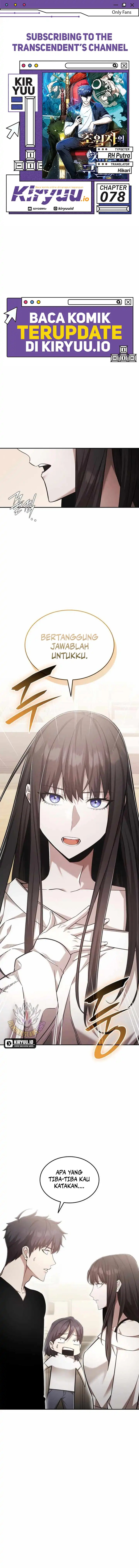 Subscribing to the Transcendent’s Channel Chapter 78 Bahasa Indonesia