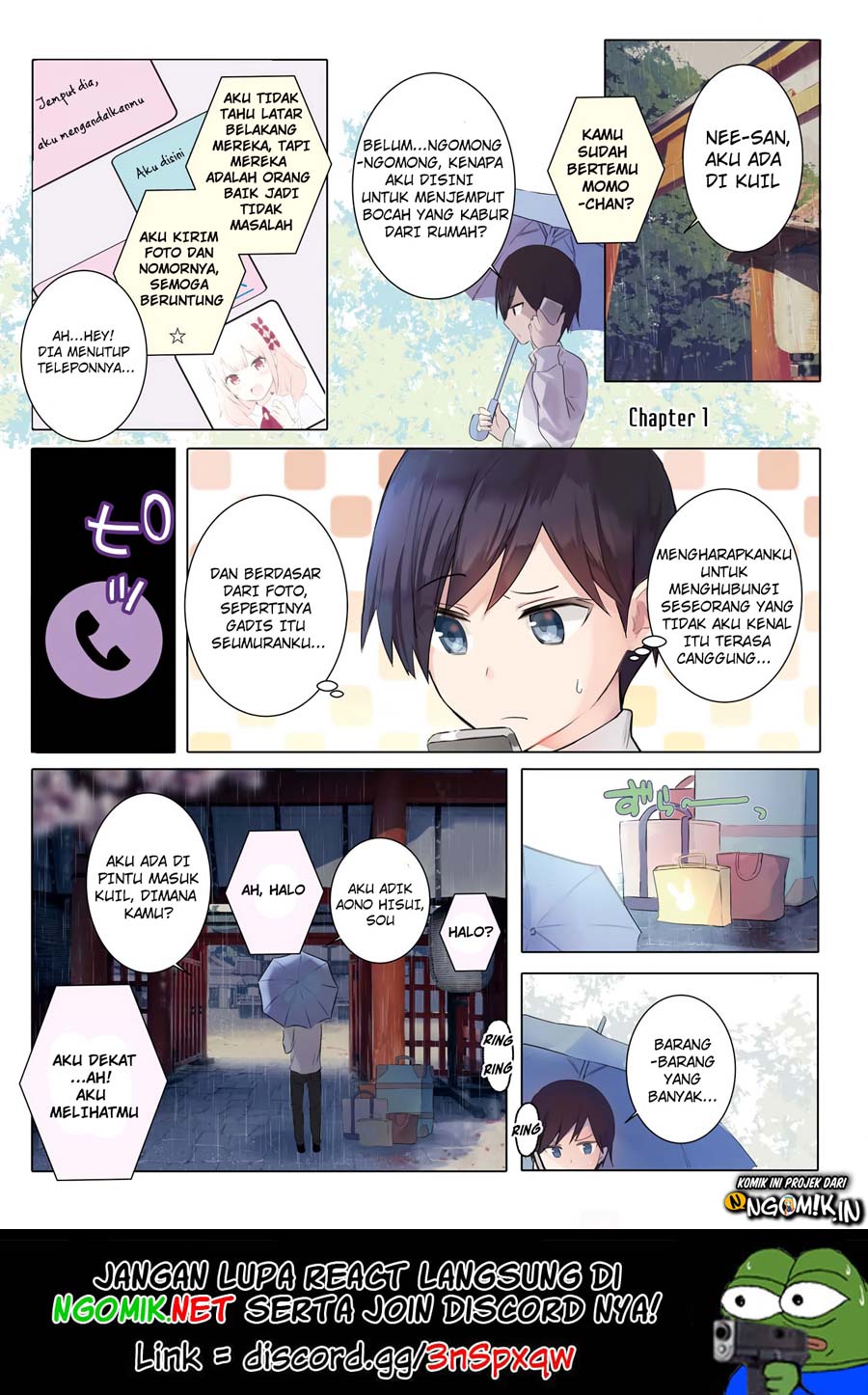Suki koso momo no Jouzu nare! Chapter 01 Bahasa Indonesia