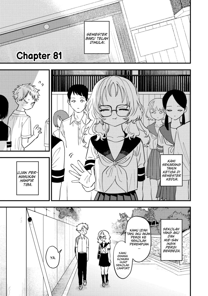 Sukinako ga Megane wo Wasureta Chapter 81 Bahasa Indonesia
