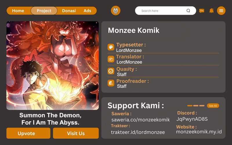 Summon The Demon, For I Am The Abyss Chapter 03 Bahasa Indonesia