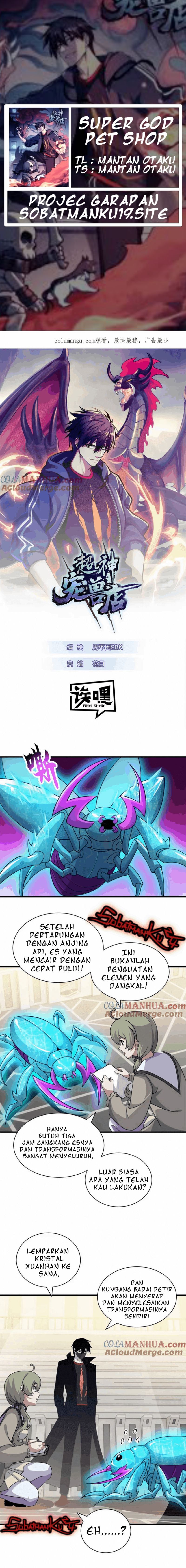 Super God Pet Shop Chapter 117 Bahasa Indonesia