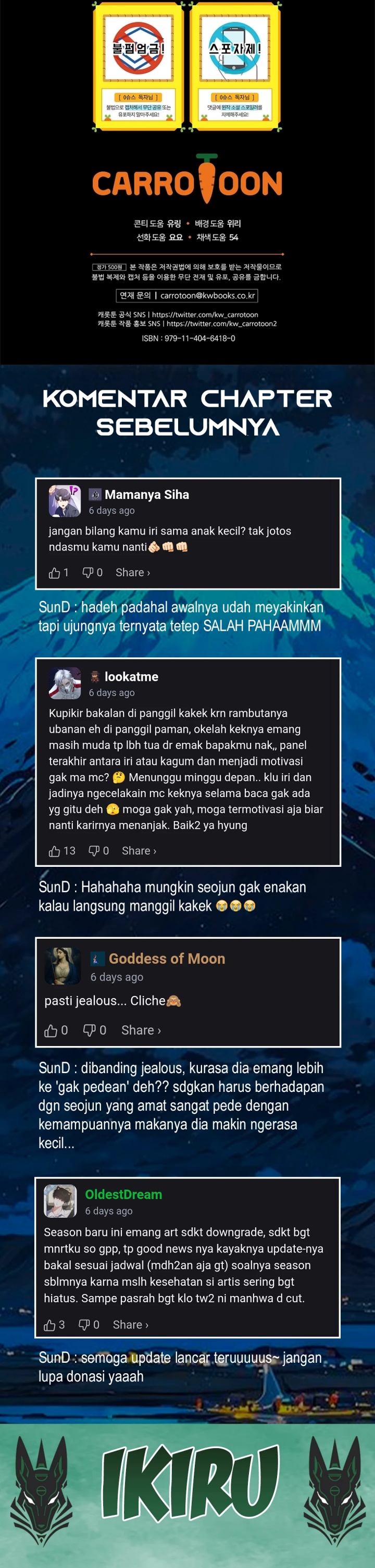 Superstar From Age 0 Chapter 61 Bahasa Indonesia