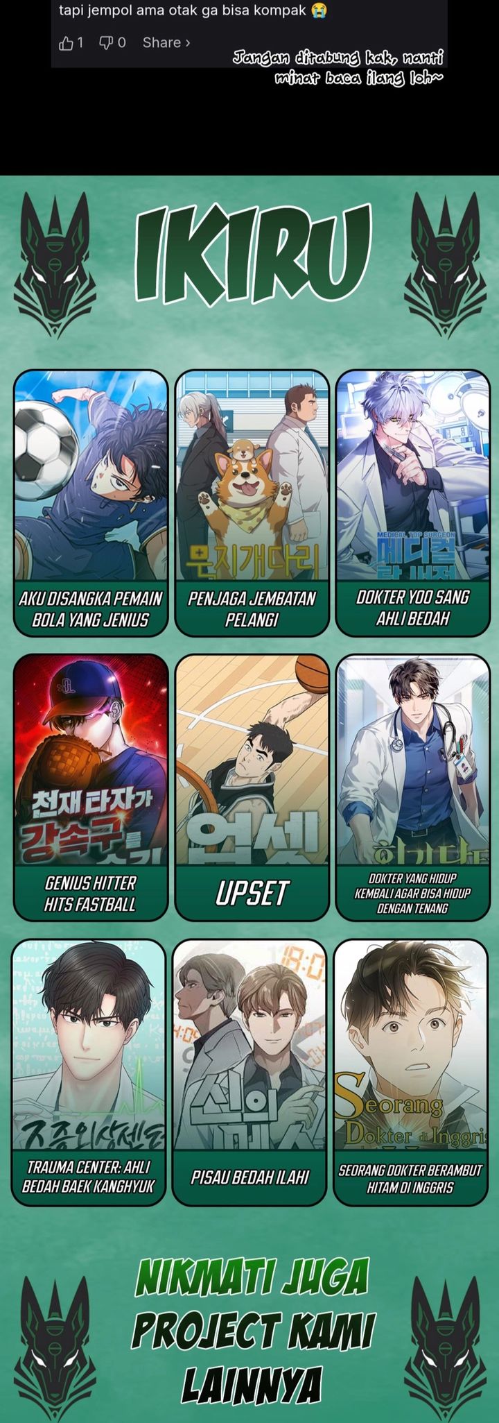 Superstar From Age 0 Chapter 71 Bahasa Indonesia