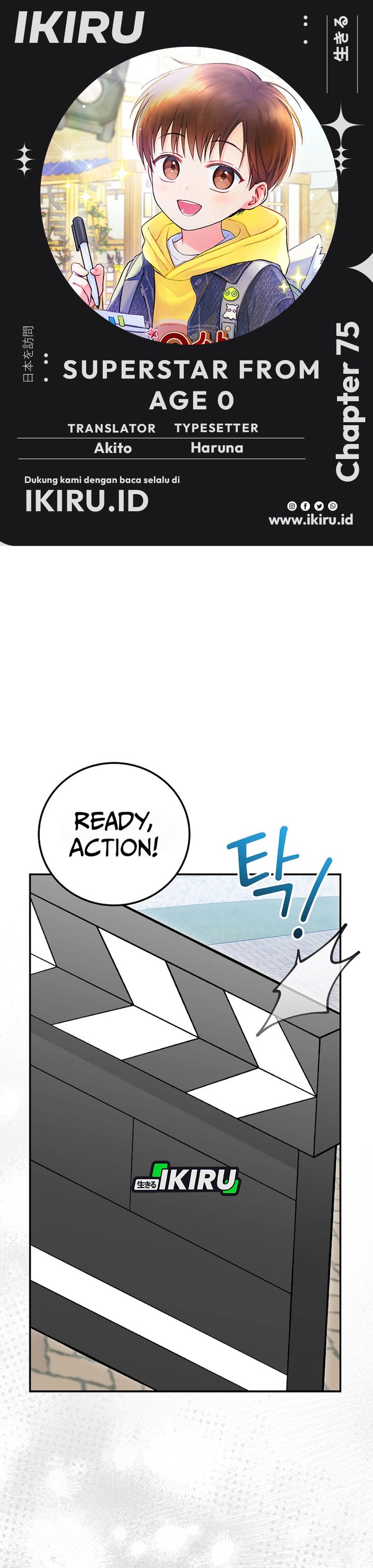 Superstar From Age 0 Chapter 75 Bahasa Indonesia