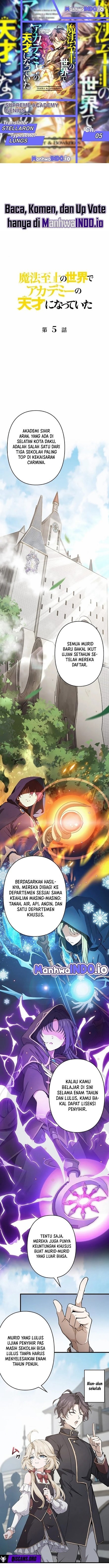 Supreme Academy Genius Chapter 05 Bahasa Indonesia