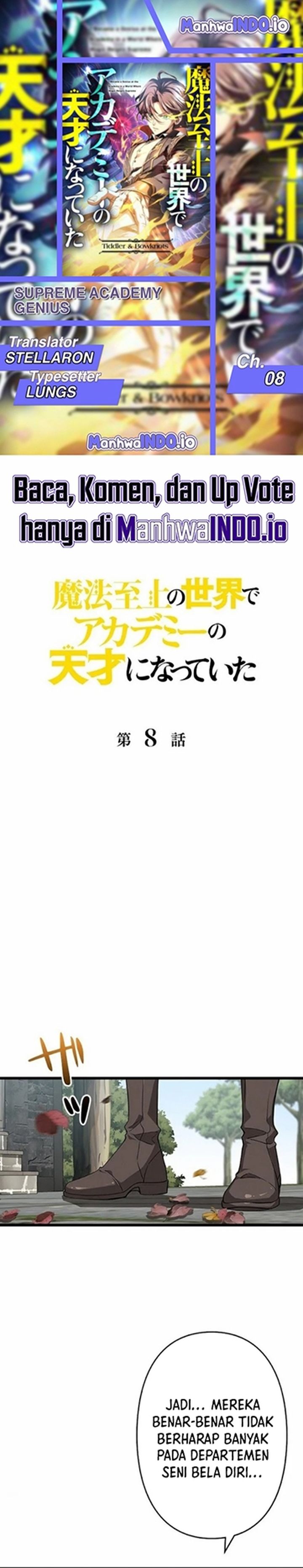 Supreme Academy Genius Chapter 08 Bahasa Indonesia