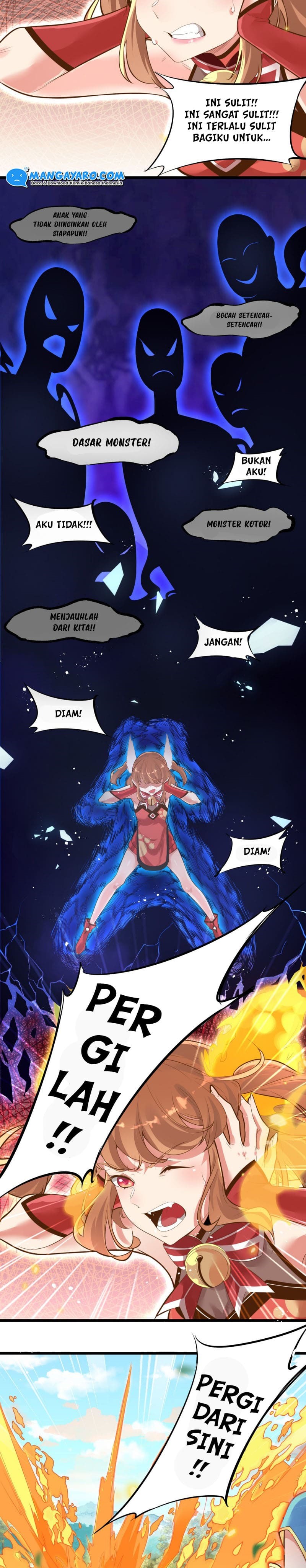 Surrounded by Monsters, I Found a Little Witch Chapter 05 Bahasa Indonesia