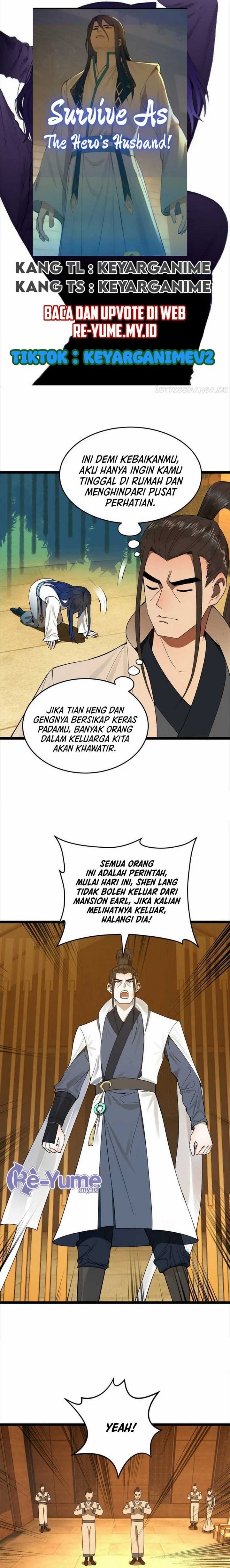 Survive As The Hero’s Husband Chapter 61 Bahasa Indonesia