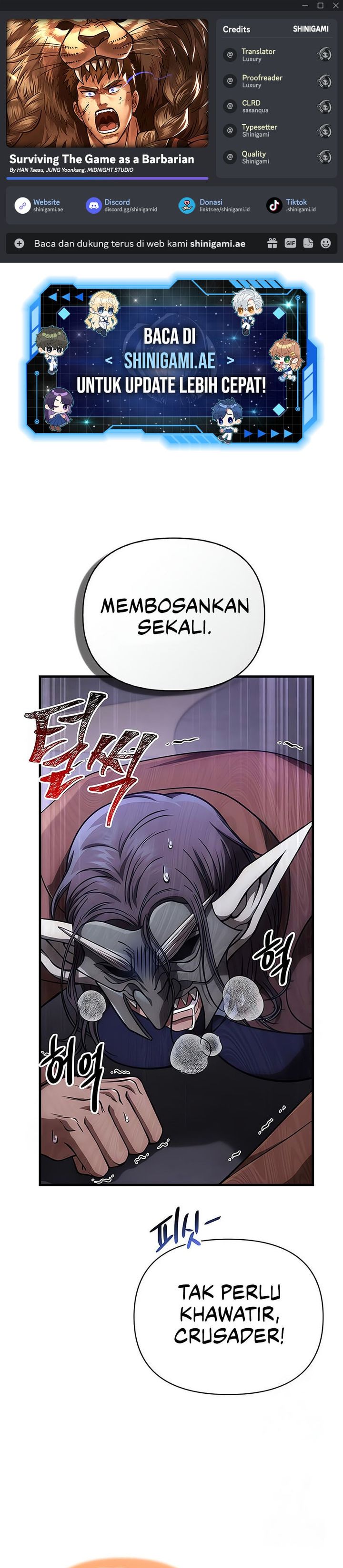 Survive as a Barbarian in the Game chapter 106