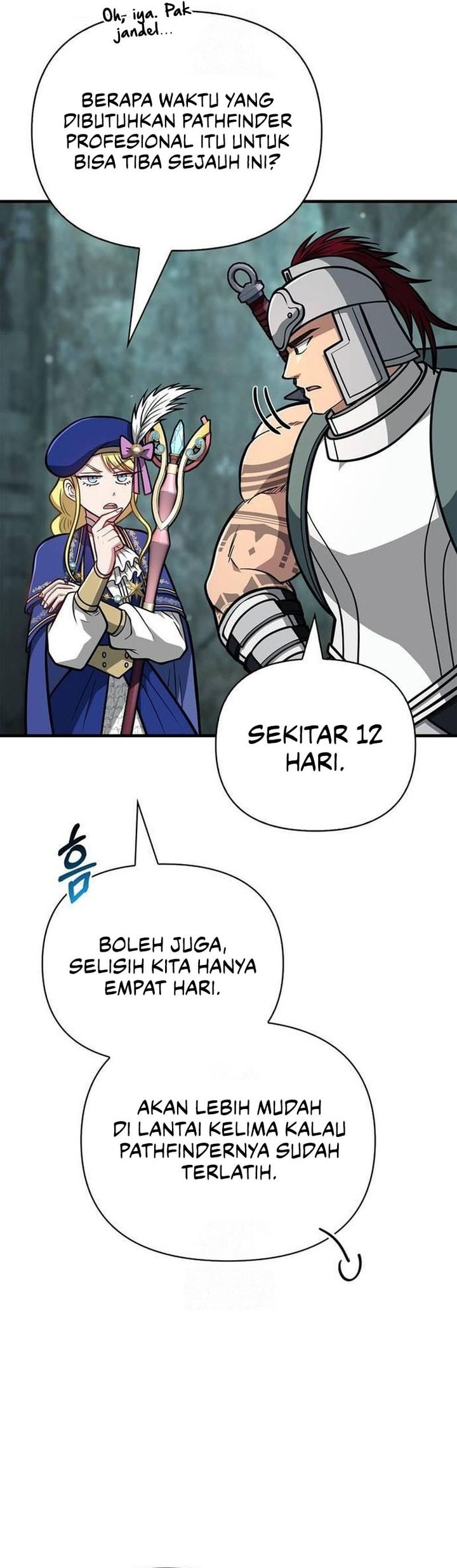 Survive as a Barbarian in the Game Chapter 111 Bahasa Indonesia