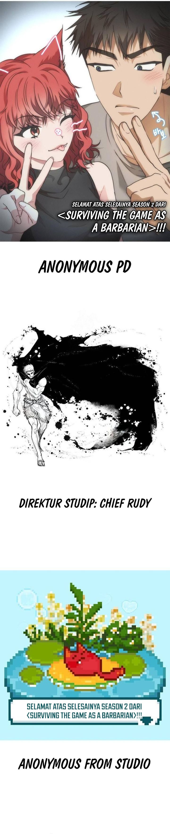 Survive as a Barbarian in the Game Chapter 111 Bahasa Indonesia