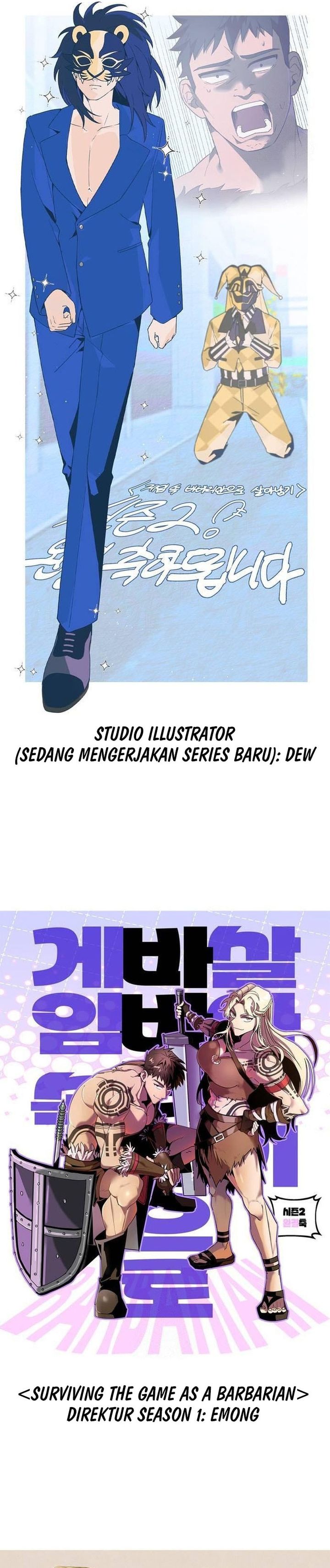 Survive as a Barbarian in the Game Chapter 111 Bahasa Indonesia