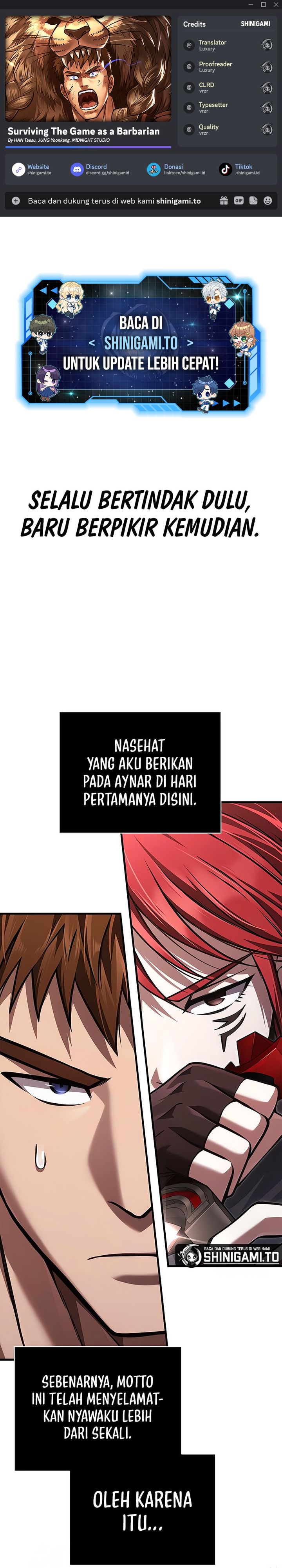 Survive as a Barbarian in the Game chapter 118