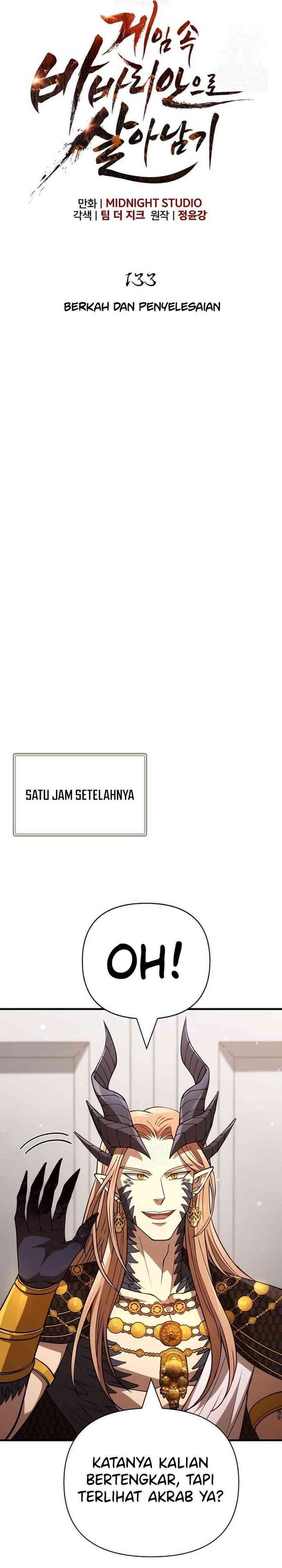 Survive as a Barbarian in the Game Chapter 133 Bahasa Indonesia