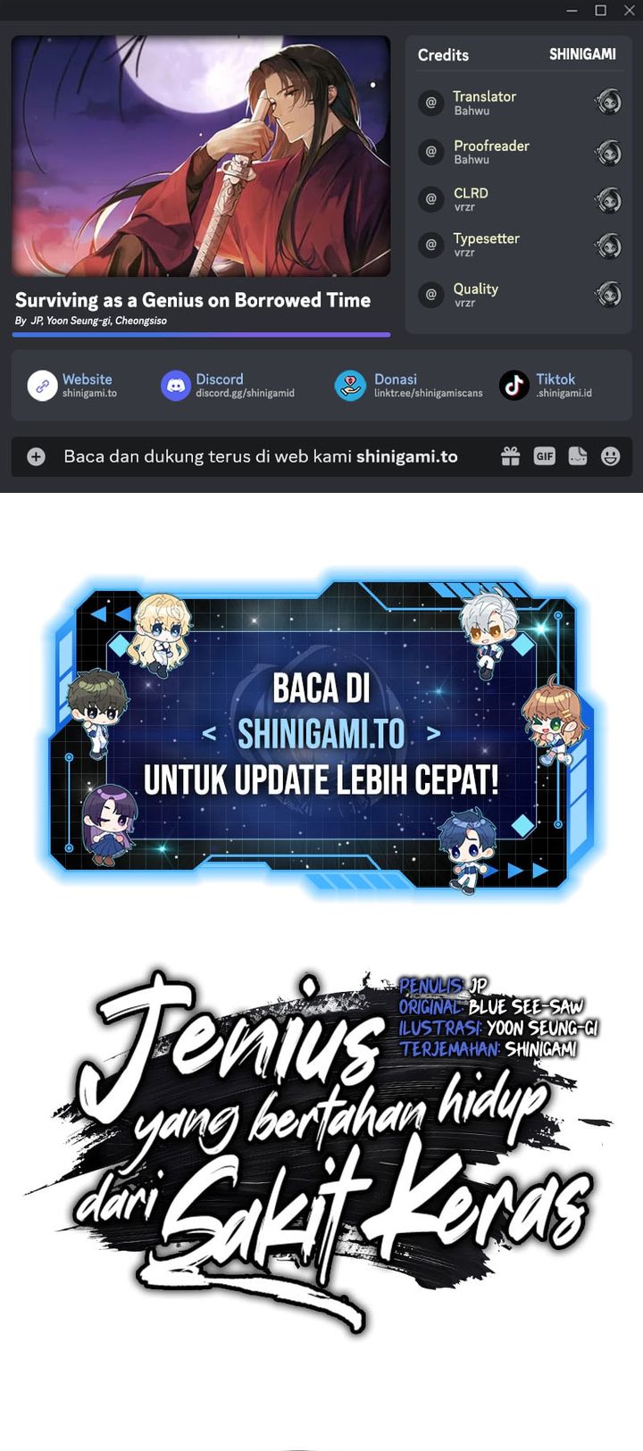 Surviving as a Genius on Borrowed Time Chapter 60 Bahasa Indonesia