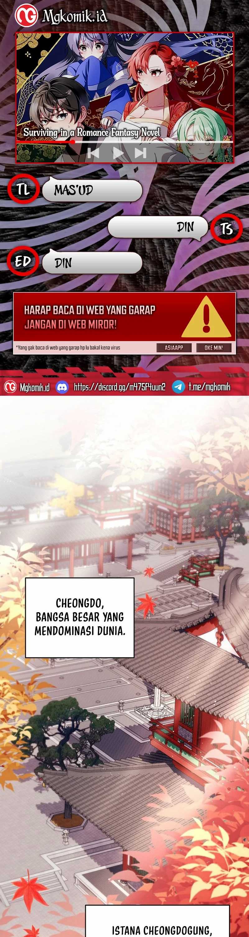 Surviving in a Romance Fantasy Novel Chapter 02 Bahasa Indonesia