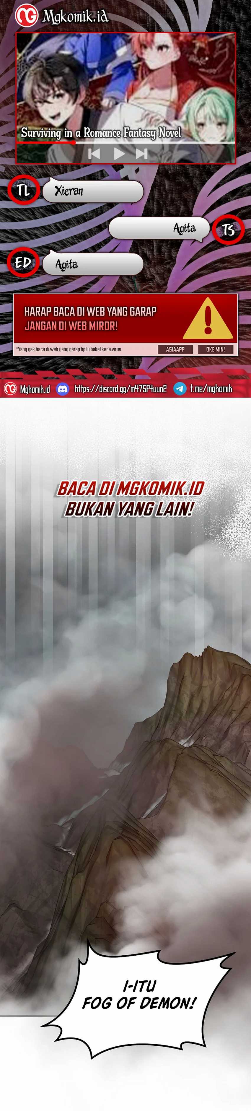 Surviving in a Romance Fantasy Novel Chapter 13 Bahasa Indonesia