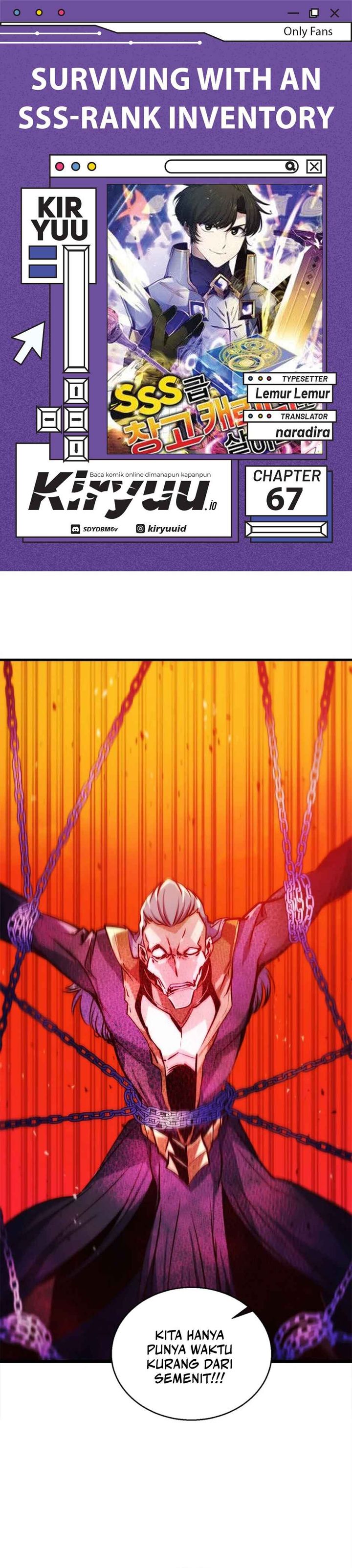 Surviving with a SSS-Rank Inventory chapter 67