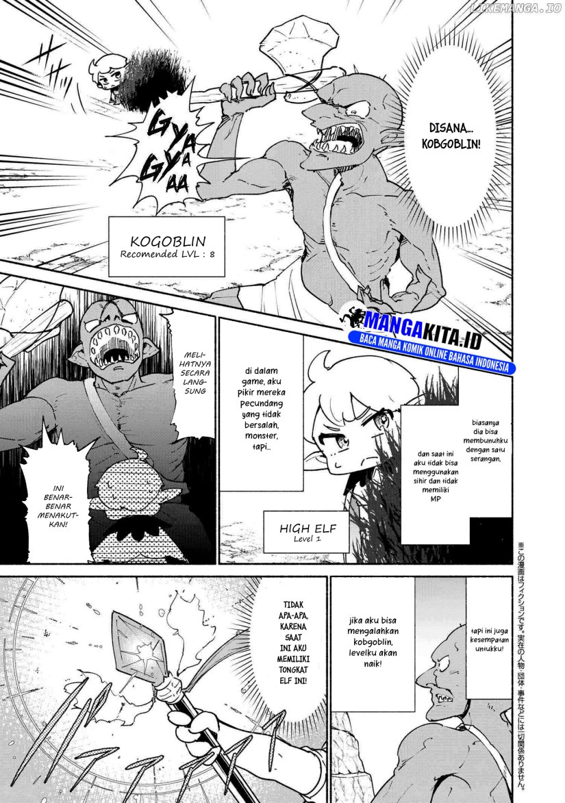Suterare Elf-san wa Sekai de Ichiban Tsuyokute Kawaii! Chapter 01.2 Bahasa Indonesia