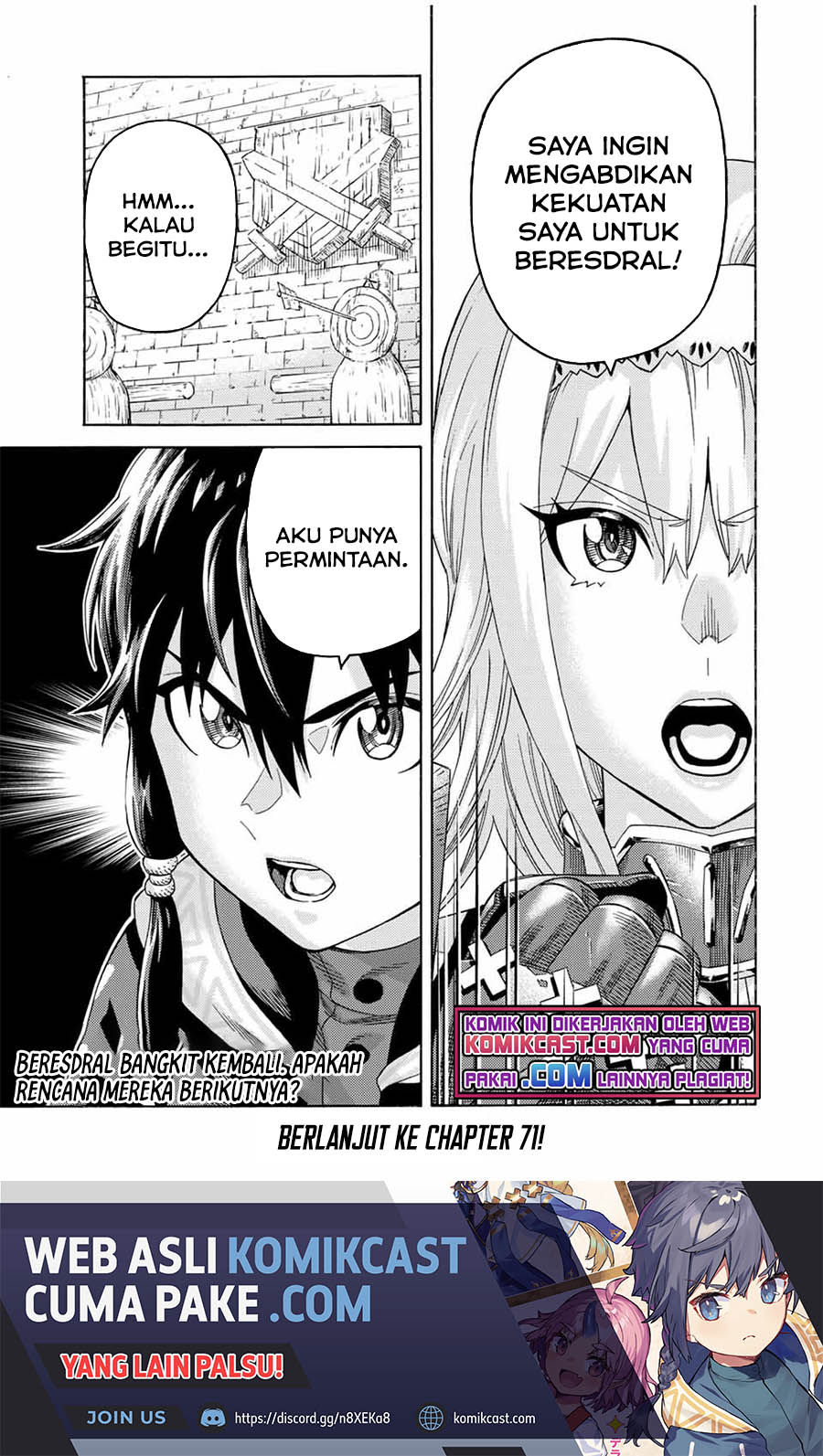 Suterareta Tensei Kenja Chapter 70 Bahasa Indonesia