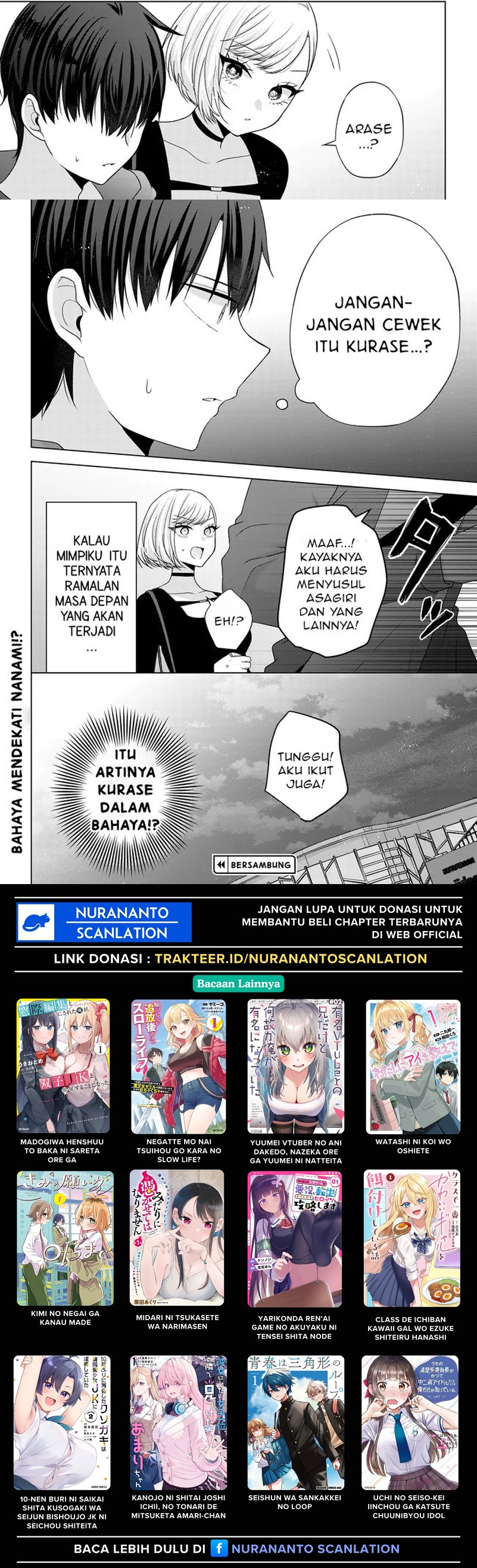 Suufungo no Mirai ga Wakaru You ni Natta Kedo Onnagokoro wa Wakaranai. Chapter 13.2 Bahasa Indonesia