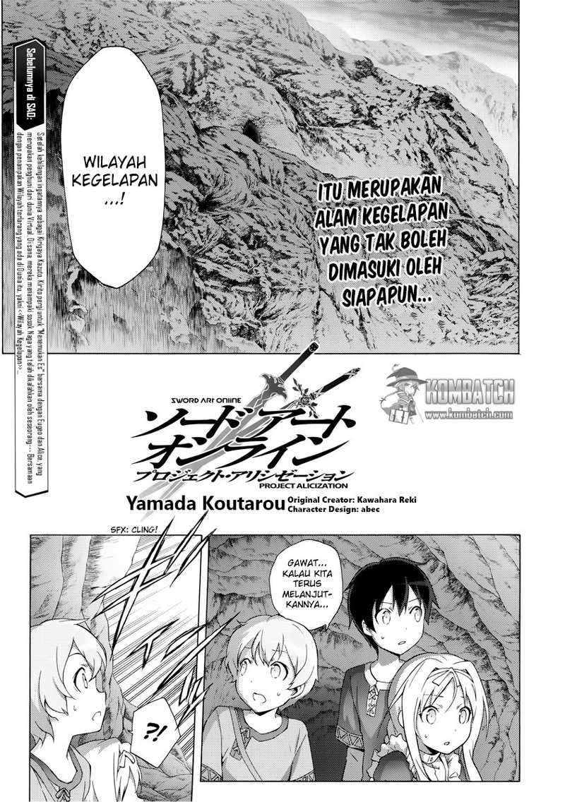 Sword Art Online: Project Alicization chapter 3