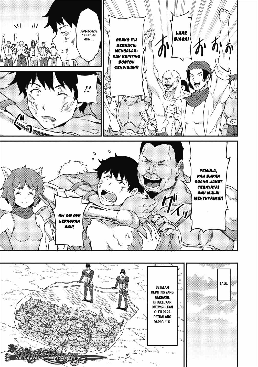 Taberu dake de Level-Up! Damegami to Issho ni Isekai Musou chapter 9