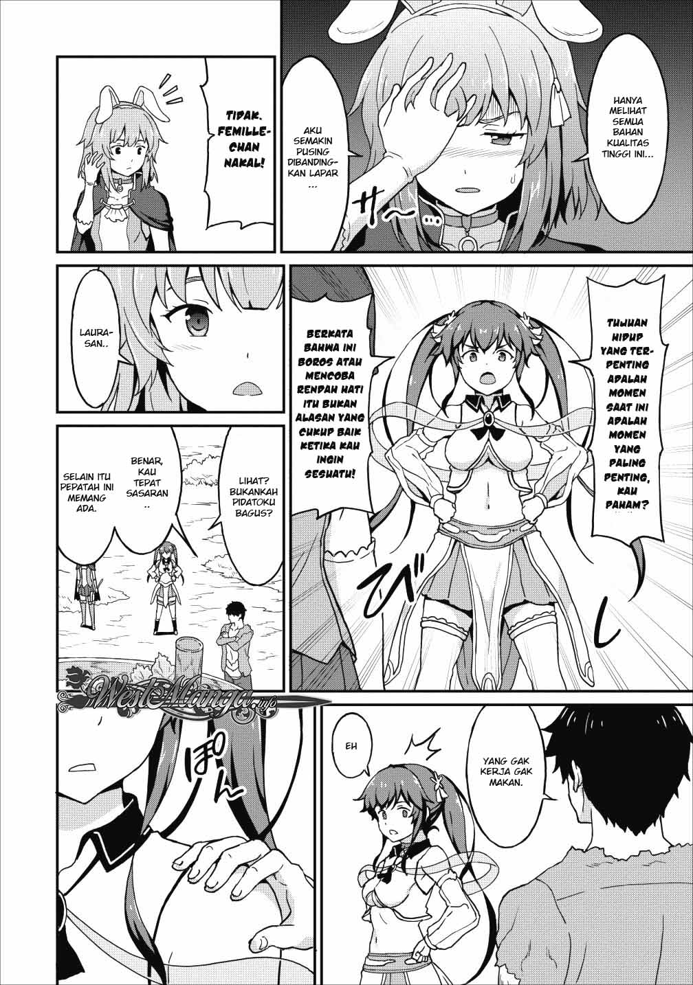 Taberu dake de Level-Up! Damegami to Issho ni Isekai Musou chapter 9