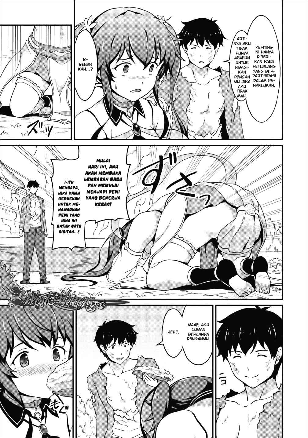 Taberu dake de Level-Up! Damegami to Issho ni Isekai Musou chapter 9