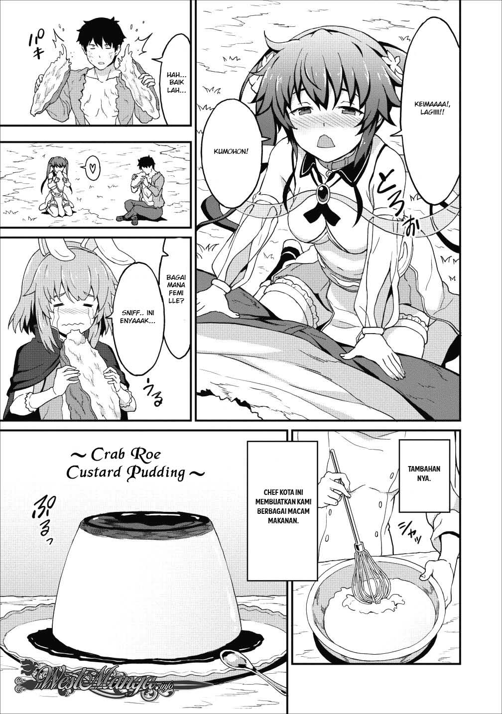 Taberu dake de Level-Up! Damegami to Issho ni Isekai Musou chapter 9