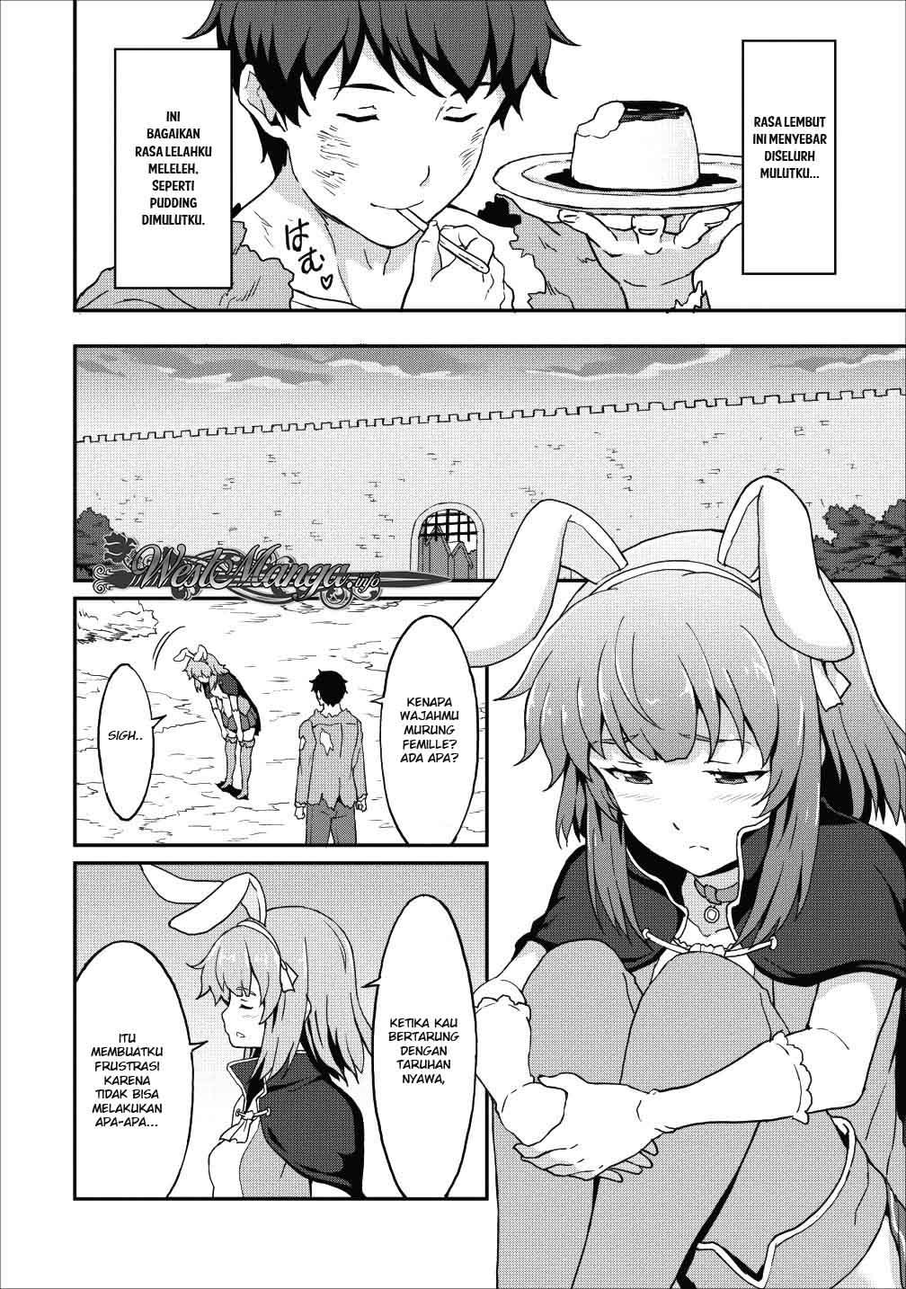 Taberu dake de Level-Up! Damegami to Issho ni Isekai Musou chapter 9