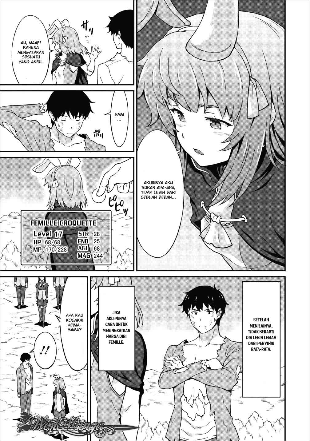 Taberu dake de Level-Up! Damegami to Issho ni Isekai Musou chapter 9