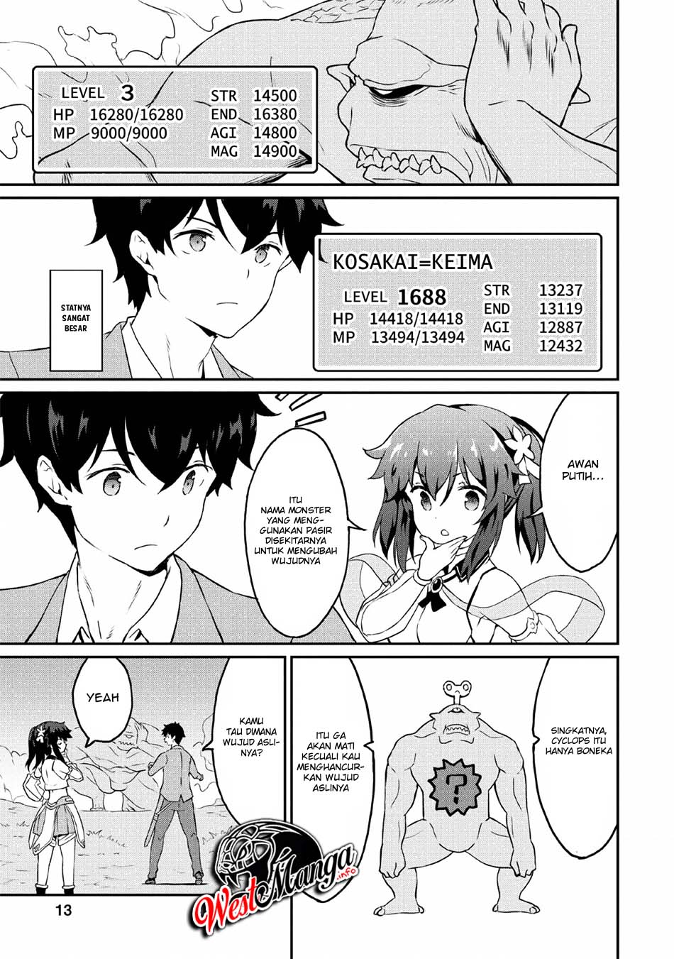 Taberu dake de Level-Up! Damegami to Issho ni Isekai Musou chapter 16