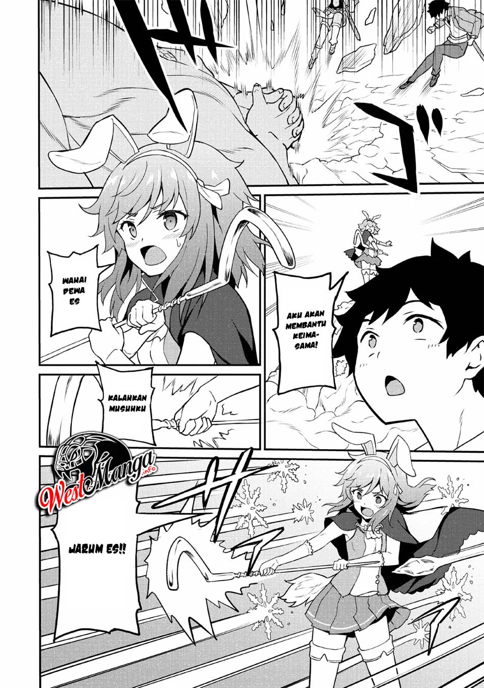 Taberu dake de Level-Up! Damegami to Issho ni Isekai Musou chapter 16