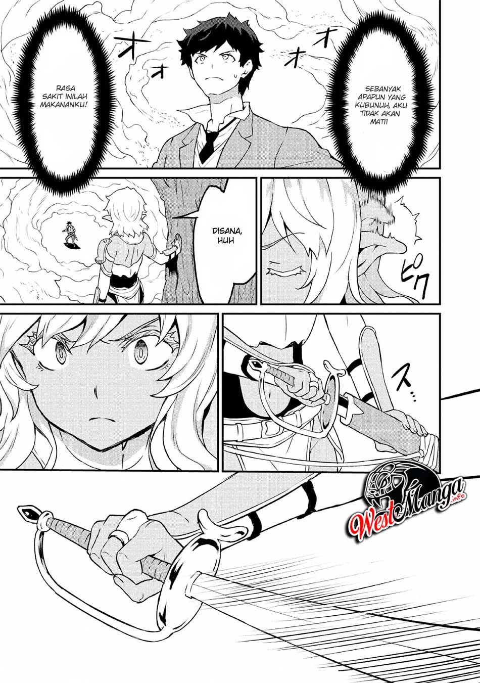 Taberu dake de Level-Up! Damegami to Issho ni Isekai Musou chapter 16