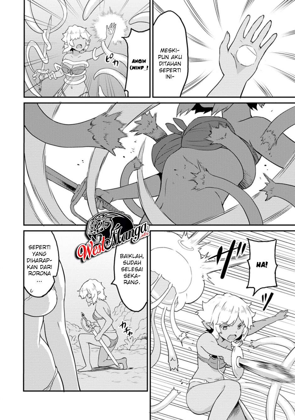 Taberu dake de Level-Up! Damegami to Issho ni Isekai Musou chapter 21