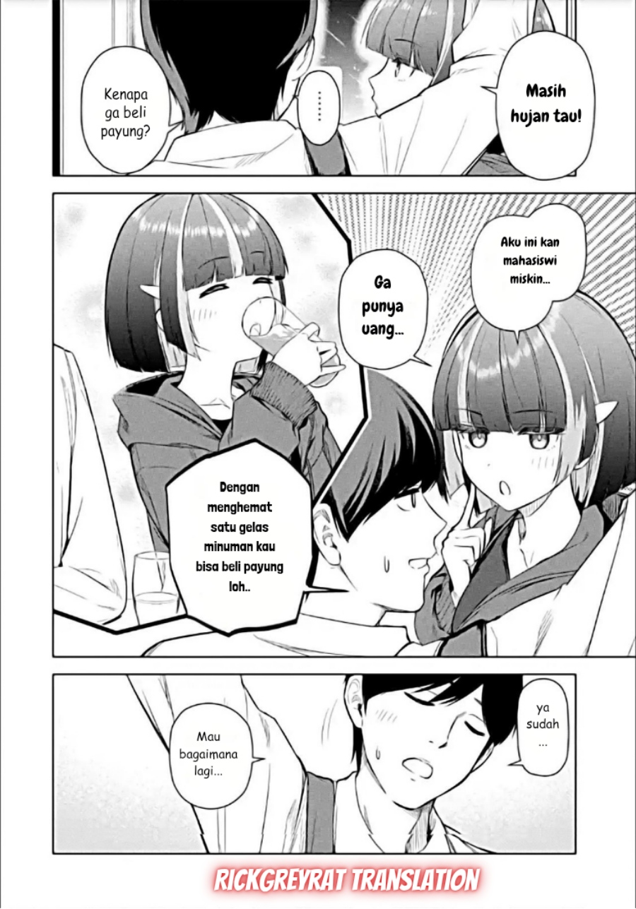 Tachi Nomi Izakaya De Kei Joshidaisei Ga Tonari Ni Kuru Hanashi Chapter 08.2 Bahasa Indonesia