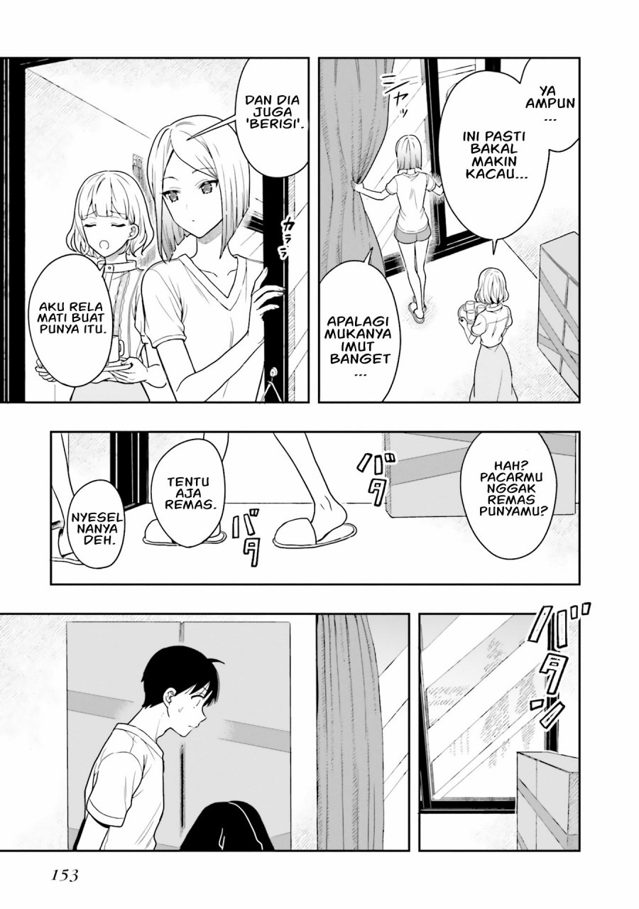 Takachiho Honoka-senpai ga SUKIde SUKIde Iroiro Gamandekinai. Chapter 11 Bahasa Indonesia