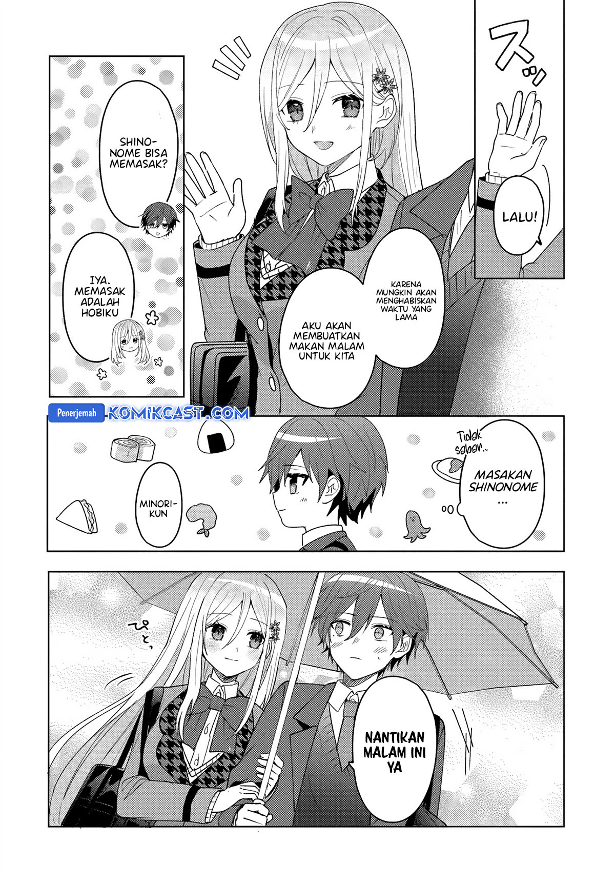 Takou no Koori Hime wo Chikan kara Tasuketara, Otomedachi kara Hajimeru Koto ni Narimashita Chapter 06.2 Bahasa Indonesia