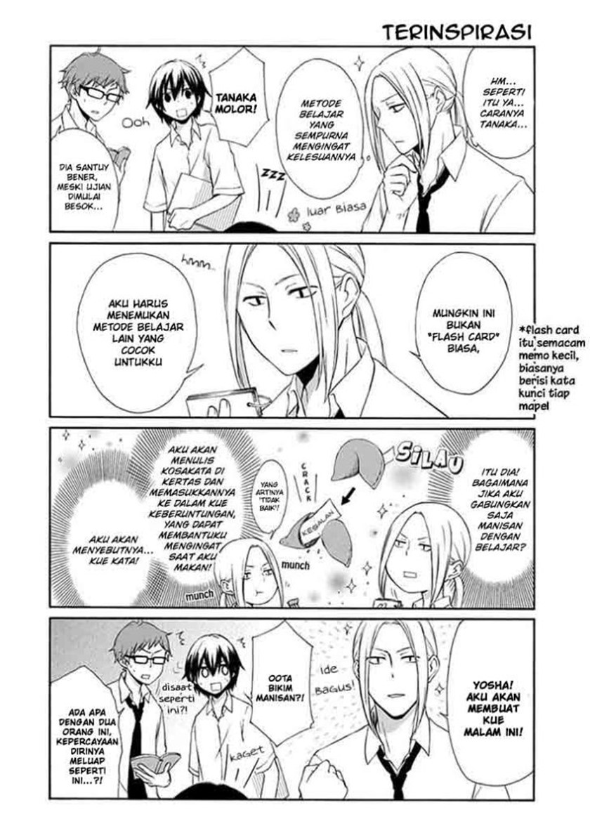 Tanaka-kun wa Itsumo Kedaruge Chapter 16 Bahasa Indonesia