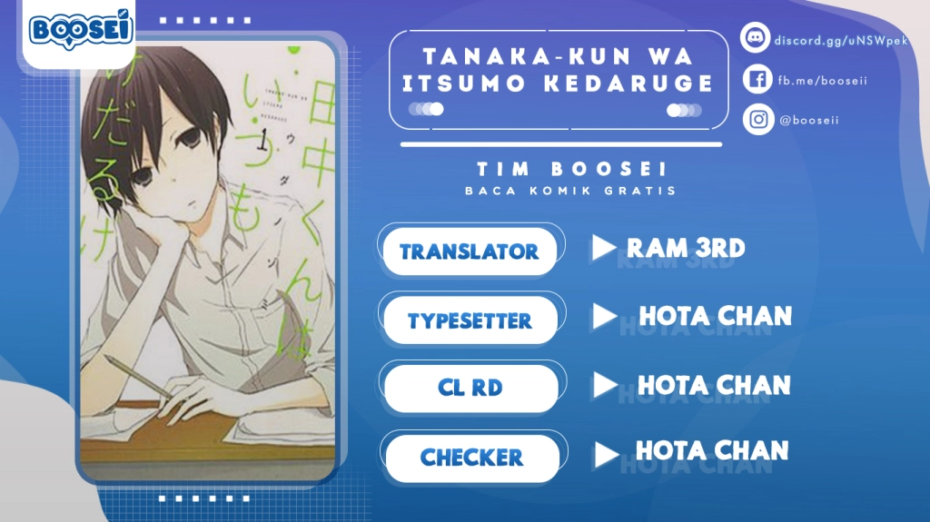 Tanaka-kun wa Itsumo Kedaruge Chapter 23 Bahasa Indonesia