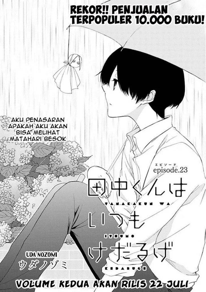 Tanaka-kun wa Itsumo Kedaruge Chapter 23 Bahasa Indonesia