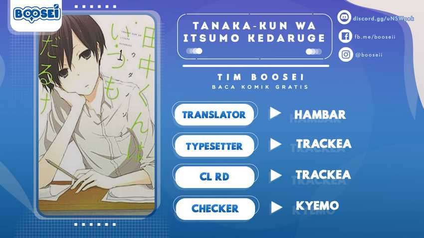 Tanaka-kun wa Itsumo Kedaruge Chapter 84 Bahasa Indonesia