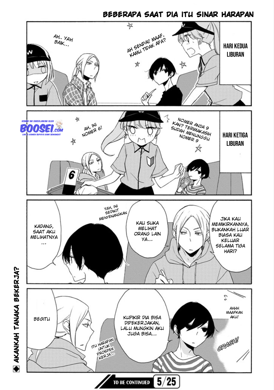 Tanaka-kun wa Itsumo Kedaruge Chapter 89 Bahasa Indonesia